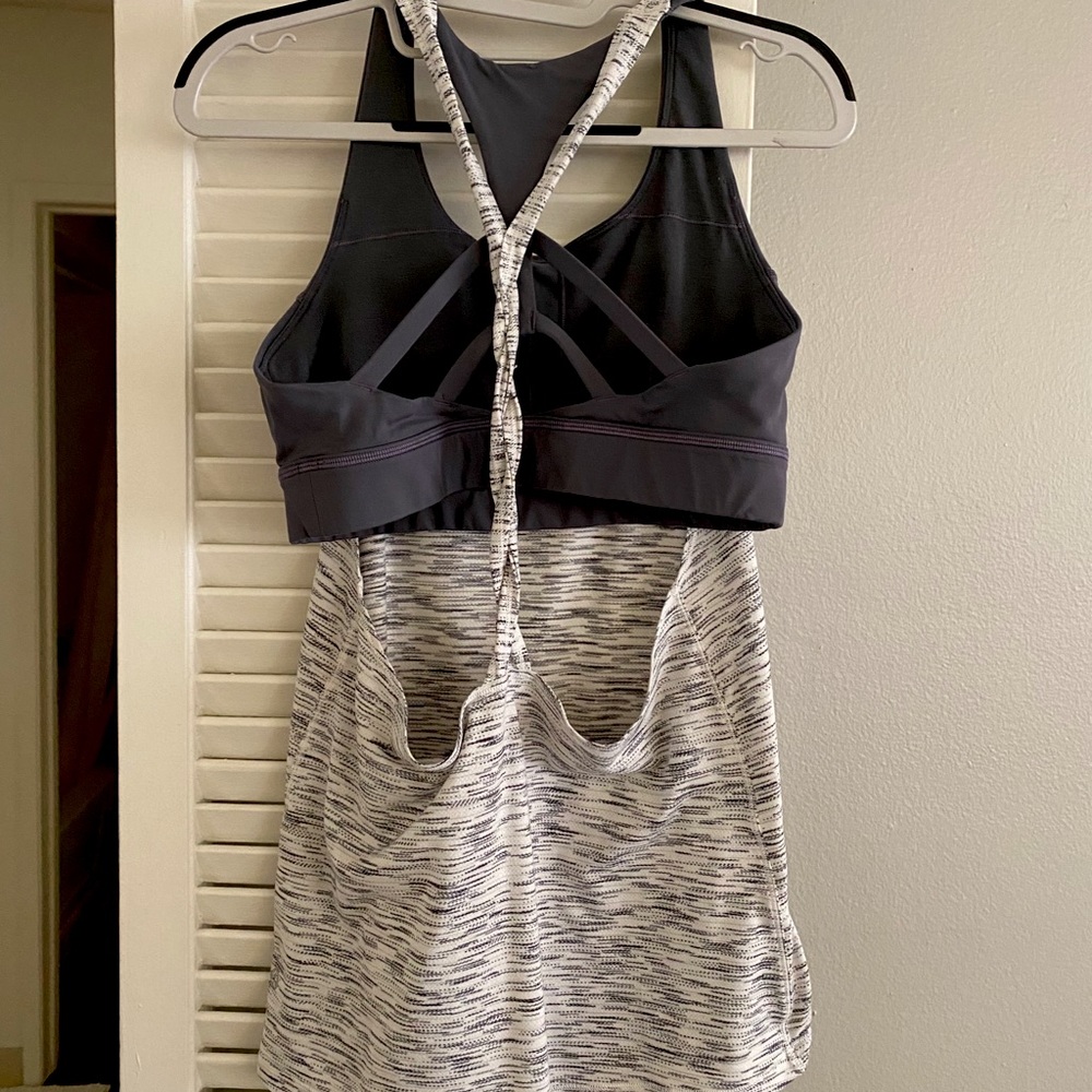 LULULEMON RELAXED RACER TANKTOP WITH BUILT IN BRA